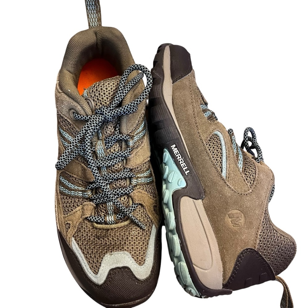 Merrell Women’s Hiking Trail Shoes, Kangaroo Eggshell Colorway - Picture 14 of 15